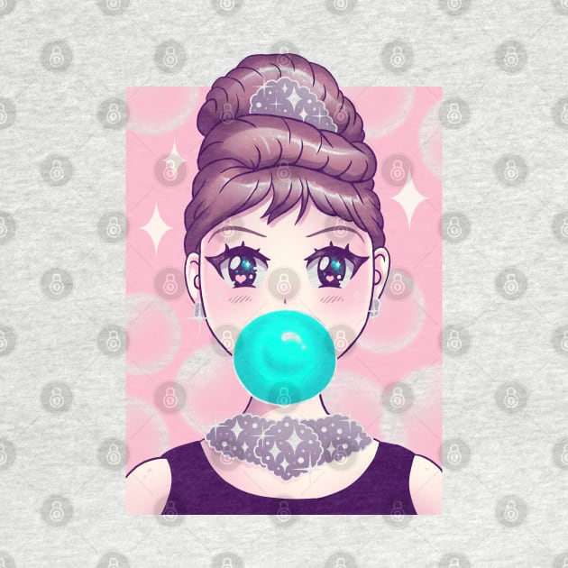 Kawaii Bubble Gum by Vincent Trinidad Art